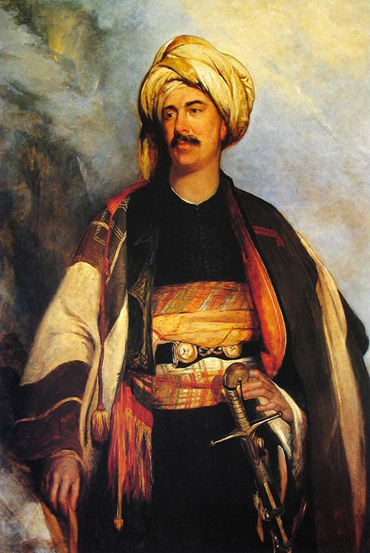 David Roberts in Oriental Clothing
